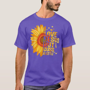 Jag kärlek Jesus, men jag tycker lite lustigt gud T Shirt