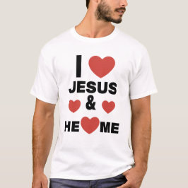 JAG KÄRLEK JESUS OCH HAN KÄRLEK ME T SHIRT