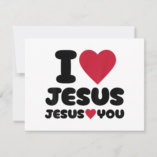Jag Kärlek Jesus och Jesus Kärlek You Christian (Framsida)