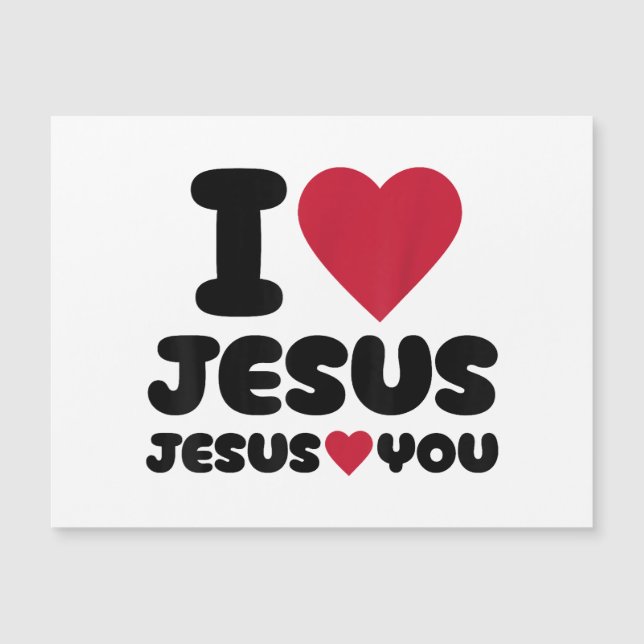 Jag Kärlek Jesus och Jesus Kärlek You Christian (Framsida)