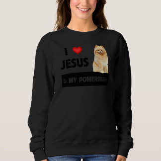 Jag Kärlek Jesus och min pommern Mamma och Pappa C T Shirt