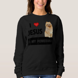 Jag Kärlek Jesus och min pommern Mamma och Pappa C T Shirt