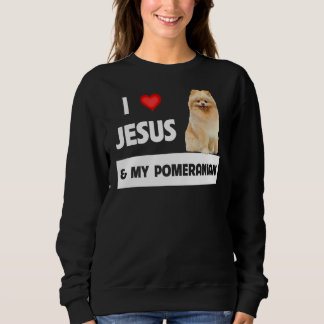 Jag Kärlek Jesus och min pommern Mamma och Pappa C T Shirt