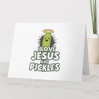 Jag Kärlek Jesus och Pickles Kort