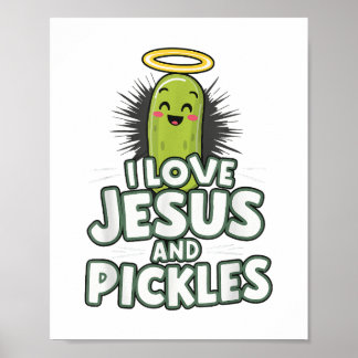 Jag Kärlek Jesus och Pickles Poster