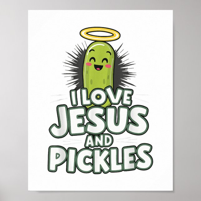 Jag Kärlek Jesus och Pickles Poster (Framsidan)