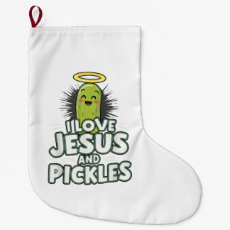 Jag Kärlek Jesus och Pickles Stor Julstrumpa