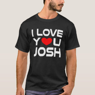 Jag Kärlek Josh Red Heart att säga "Honung I kärle T Shirt