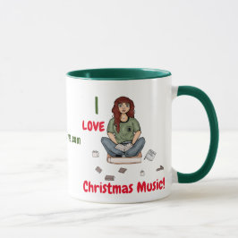 Jag kärlek julmusik! Mugg