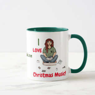 Jag kärlek julmusik! Mugg