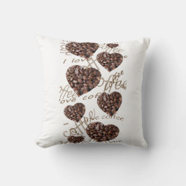 Jag Kärlek-kaffe! Kudde
