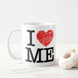Jag kärlek kaffemugg
