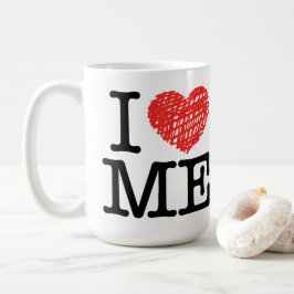 Jag kärlek kaffemugg