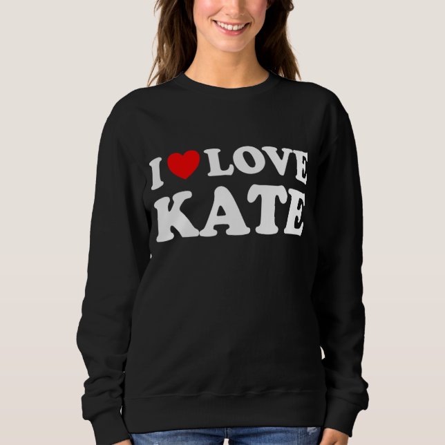 Jag Kärlek Kate I Heart Kate T Shirt (Framsida)