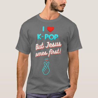Jag Kärlek KBut Jesus kommer först T Shirt