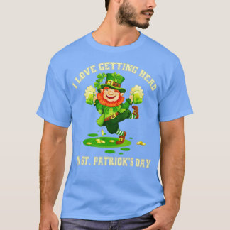 Jag Kärlek kommer fram till St patricks day Leprec T Shirt