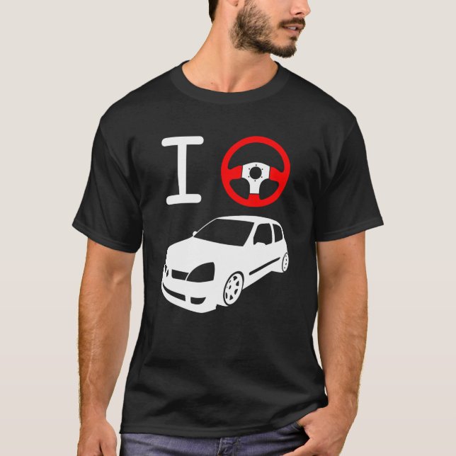 Jag (kärlek) kör - cl /version2 tee (Framsida)