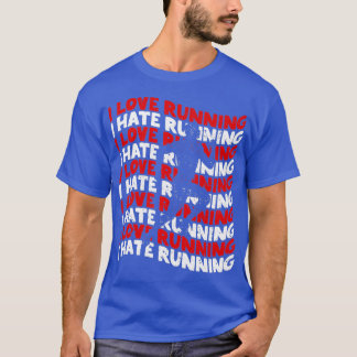 Jag kärlek kör hatets springer älskare springer t shirt