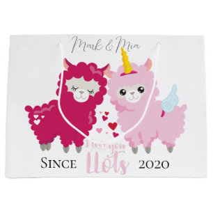 Jag Kärlek... Llama bad henne.