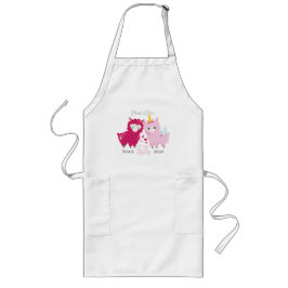 Jag Kärlek... Llama bad henne. Långt Förkläde