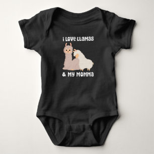 Jag Kärlek Llamas och min mamma Mamma Mamma Mor Mo T Shirt