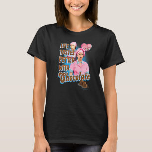 Jag Kärlek Lucy bättre med choklad T Shirt