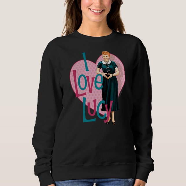 Jag Kärlek Lucy Heart T Shirt (Framsida)