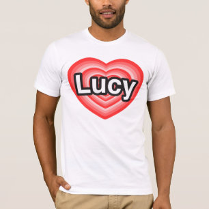 Jag kärlek Lucy. Jag kärlekar dig Lucy. Hjärta Tröja