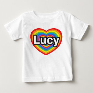 Jag kärlek Lucy. Jag kärlekar dig Lucy. Hjärta Tröja