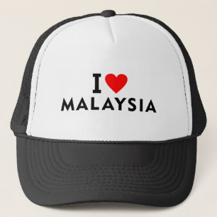 Jag kärlek Malaysia land gillar hjärtreseturism Keps