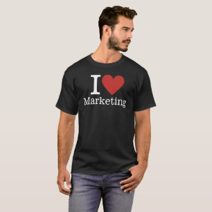 Jag ❤️ Kärlek Marknadsföring för ANPASSNINGSBARNA T Shirt