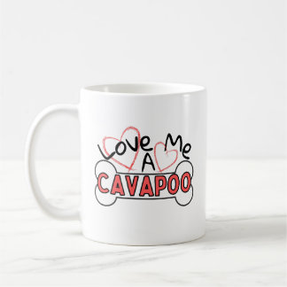 Jag Kärlek Me A Cavapoo | Cavoodle | I Heart Cavap Kaffemugg