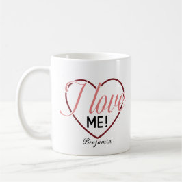 Jag kärlek Me Anti alla hjärtans dag dagen Kaffemugg