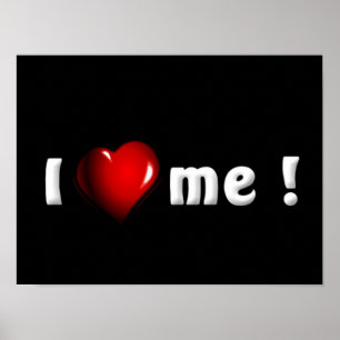 Jag Kärlek Me Heart Poster