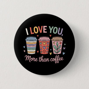 Jag Kärlek mer än kaffe Knapp