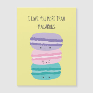 Jag Kärlek mer än Macarons Kawaii Pastel Cute