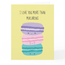 Jag Kärlek mer än Macarons Kawaii Pastel Cute