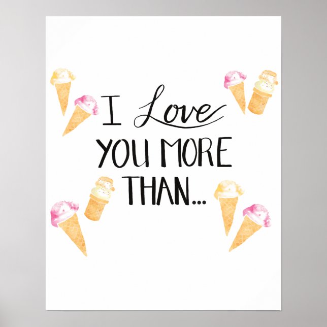 Jag kärlek mer än... poster (Framsidan)