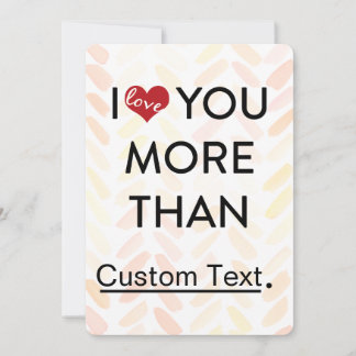 Jag kärlek mer än roligt valentin julkort