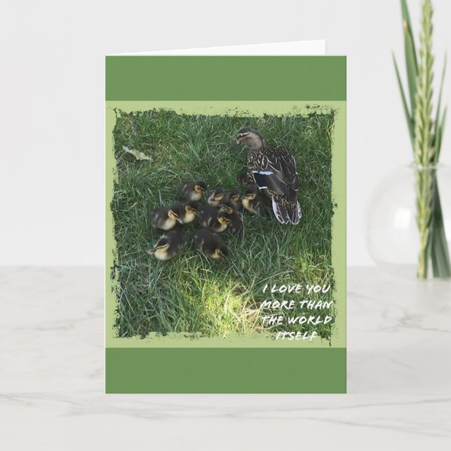 Jag kärlek mer än själva världskortet kort (Framsida)