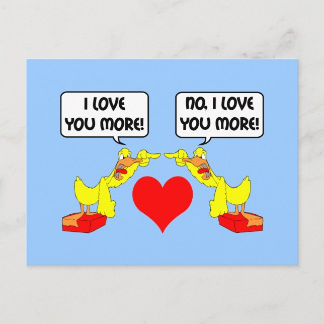 Jag kärlek mer vykort (Framsida)