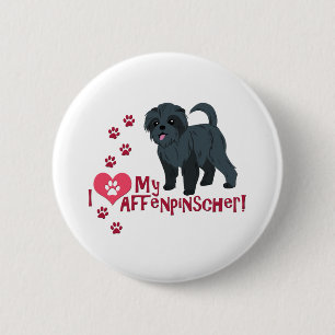 Jag Kärlek min affenpinscher! Knapp