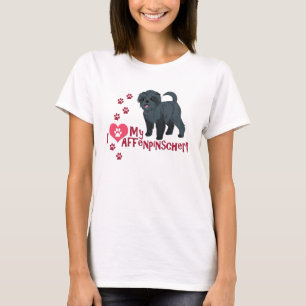 Jag Kärlek min affenpinscher! T-shirt