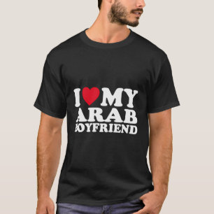 Jag Kärlek min arabbojvän jag lyssnar på min arabi T Shirt
