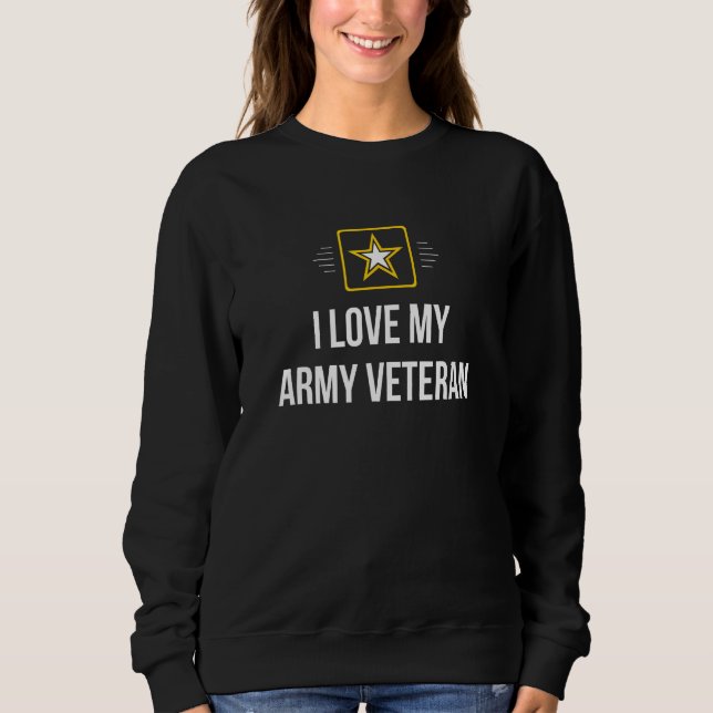 Jag Kärlek min arméveteran - T Shirt (Framsida)