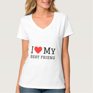 Jag kärlek min bästa vän t shirt