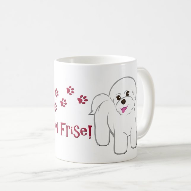 Jag Kärlek min bichon Frise! Kaffemugg (Framsida höger)