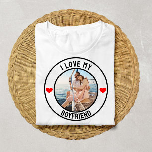 Jag Kärlek min Boykompis Anpassningsbar Fotogåva t Shirt