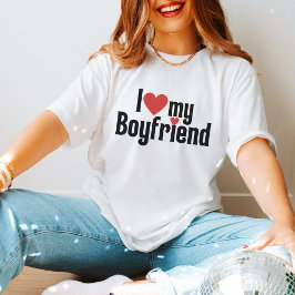 Jag kärlek min Boykompis Cute Valentine Day Gift T Shirt