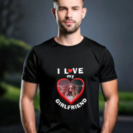 Jag kärlek min Boykompis Heart Photo Manar T Shirt